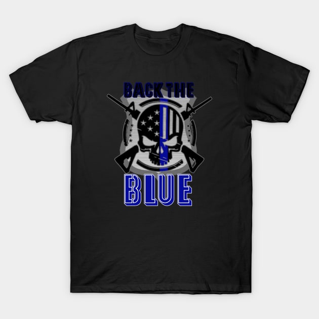 Back The Blue T-Shirt by American Phoenix 